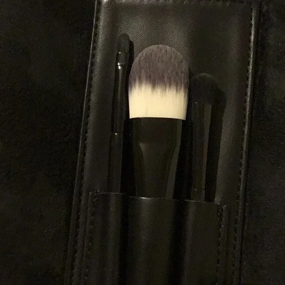 Yves Saint Laurent Black Limited Edition Makeup Brushes & Roll Bag Holder - Picture 6 of 10